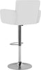 vidaXL - Barstoelen - 2 - st - kunstleer - wit