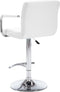 vidaXL - Barstoelen - 2 - st - kunstleer - wit