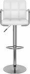 vidaXL - Barstoelen - 2 - st - kunstleer - wit