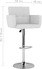 vidaXL - Barstoelen - 2 - st - kunstleer - wit