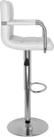 vidaXL - Barstoelen - 2 - st - kunstleer - wit