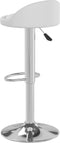 vidaXL - Barstoelen - 2 - st - kunstleer - wit