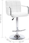 vidaXL - Barstoelen - 2 - st - kunstleer - wit