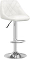 vidaXL - Barstoelen - 2 - st - kunstleer - wit