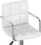 vidaXL - Barstoelen - 2 - st - kunstleer - wit