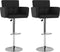 vidaXL - Barstoelen - 2 - st - kunstleer - zwart