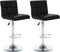 vidaXL - Barstoelen - 2 - st - kunstleer - zwart
