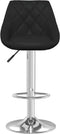 vidaXL - Barstoelen - 2 - st - kunstleer - zwart