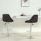 vidaXL - Barstoelen - 2 - st - kunstleer - zwart