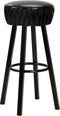 vidaXL - Barstoelen - 2 - st - kunstleer - zwart