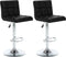 vidaXL - Barstoelen - 2 - st - kunstleer - zwart