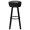 vidaXL - Barstoelen - 2 - st - kunstleer - zwart