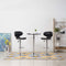 vidaXL - Barstoelen - 2 - st - kunstleer - zwart