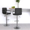 vidaXL - Barstoelen - 2 - st - kunstleer - zwart