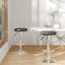 vidaXL - Barstoelen - 2 - st - kunstleer - zwart