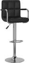 vidaXL - Barstoelen - 2 - st - kunstleer - zwart