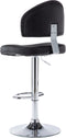 vidaXL - Barstoelen - 2 - st - kunstleer - zwart