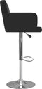 vidaXL - Barstoelen - 2 - st - kunstleer - zwart