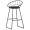 vidaXL - Barstoelen - 2 - st - kunstleer - zwart