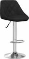 vidaXL - Barstoelen - 2 - st - kunstleer - zwart