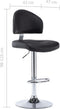 vidaXL - Barstoelen - 2 - st - kunstleer - zwart