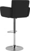 vidaXL - Barstoelen - 2 - st - kunstleer - zwart