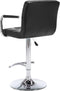 vidaXL - Barstoelen - 2 - st - kunstleer - zwart