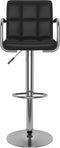 vidaXL - Barstoelen - 2 - st - kunstleer - zwart