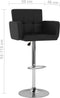 vidaXL - Barstoelen - 2 - st - kunstleer - zwart