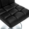 vidaXL - Barstoelen - 2 - st - kunstleer - zwart