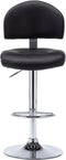 vidaXL - Barstoelen - 2 - st - kunstleer - zwart