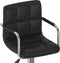 vidaXL - Barstoelen - 2 - st - kunstleer - zwart