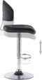 vidaXL - Barstoelen - 2 - st - kunstleer - zwart