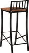 vidaXL - Barstoelen - 2 - st - massief - acaciahout