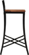 vidaXL - Barstoelen - 2 - st - massief - acaciahout