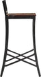 vidaXL - Barstoelen - 2 - st - massief - gerecycled - hout