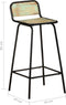 vidaXL - Barstoelen - 2 - st - massief - gerecycled - hout