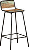 vidaXL - Barstoelen - 2 - st - massief - gerecycled - hout