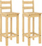vidaXL - Barstoelen - 2 - st - massief - grenenhout