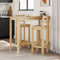 vidaXL - Barstoelen - 2 - st - massief - grenenhout