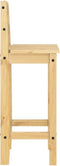 vidaXL - Barstoelen - 2 - st - massief - grenenhout