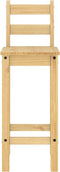 vidaXL - Barstoelen - 2 - st - massief - grenenhout