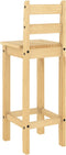 vidaXL - Barstoelen - 2 - st - massief - grenenhout