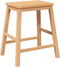 vidaXL - Barstoelen - 2 - st - massief - hout - rubber