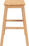 vidaXL - Barstoelen - 2 - st - massief - hout - rubber