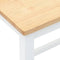 vidaXL - Barstoelen - 2 - st - massief - hout - wit