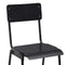 vidaXL - Barstoelen - 2 - st - massief - multiplex - staal - zwart