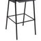vidaXL - Barstoelen - 2 - st - massief - multiplex - staal - zwart