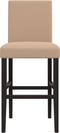 vidaXL - Barstoelen - 2 - st - massief - rubberhout - en - kunstleer