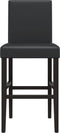 vidaXL - Barstoelen - 2 - st - massief - rubberhout - en - kunstleer